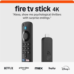 Amazon Fire TV Stick 4K - Black and Blue